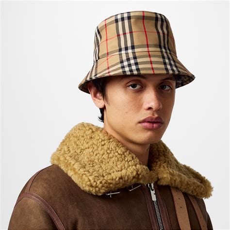 burberry bucket gat|Burberry bucket hats for men.